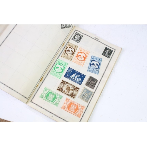 404 - Collection of stamps across three albums to include Victorian and early 20th Century examples (1 pen... 