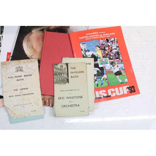 411 - Collection of football ephemera to include football programmes to include 1970s, 1980s and 1990s cha... 