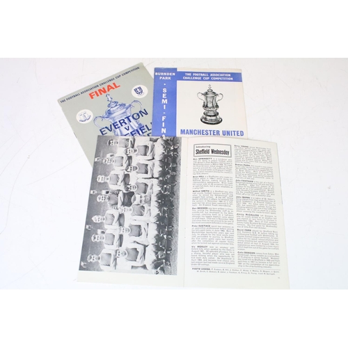 213 - Football Autographs & Programmes - 1966 FA Cup Final Everton v Sheffield Wednesday - Programme, tick... 