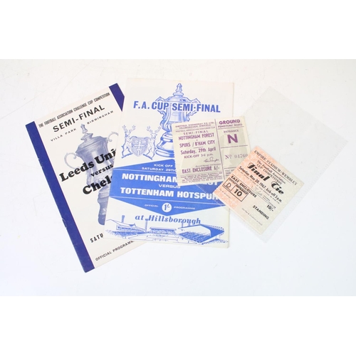 214 - Football Autographs & Programmes - 1967 FA Cup Final Tottenham v Chelsea - Final programme, ticket a... 