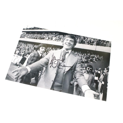 215 - Football Autographs - 1976 Manchester United v Southampton FA Cup Final 1976 - Four signed photos fe... 