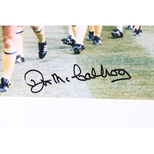 215 - Football Autographs - 1976 Manchester United v Southampton FA Cup Final 1976 - Four signed photos fe... 