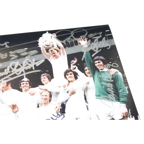 218 - Football Autographs & Programmes - Leeds United v Arsenal 1972 FA Cup Final - Colour photo signed by... 