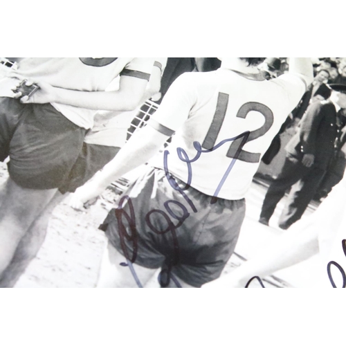 219 - Football Autographs & Programmes - Arsenal 1970/71 FA Cup Final - Five signed photo prints to includ... 