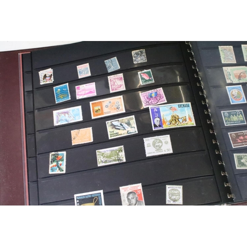 392 - Collection of assorted ephemera to include two partially filled world stamp albums, selection of tra... 