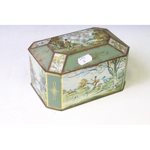 341 - Collection of seven vintage tins `