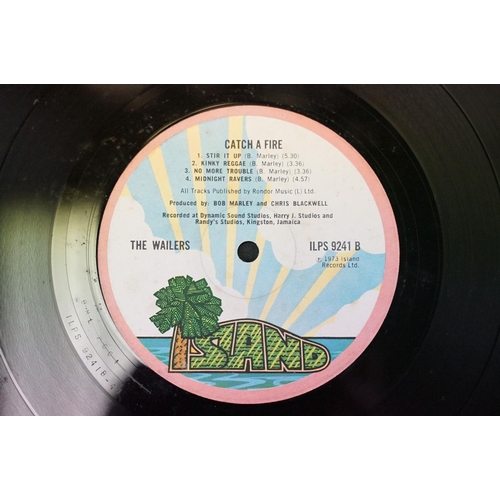 10 - Vinyl - The Wailers Catch A Fire LP on Island Records ILPS 9241.  Original working 'zippo' cover, bl... 