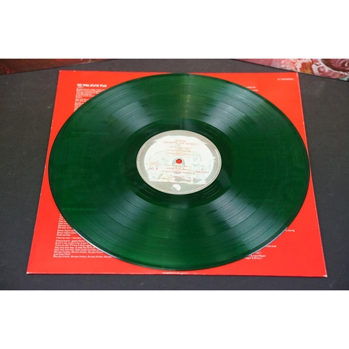 13 - Vinyl - Queen – News Of The World. Original French 1978 1st pressing limited green translucent vinyl... 