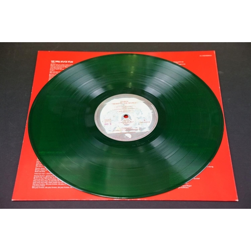 13 - Vinyl - Queen – News Of The World. Original French 1978 1st pressing limited green translucent vinyl... 