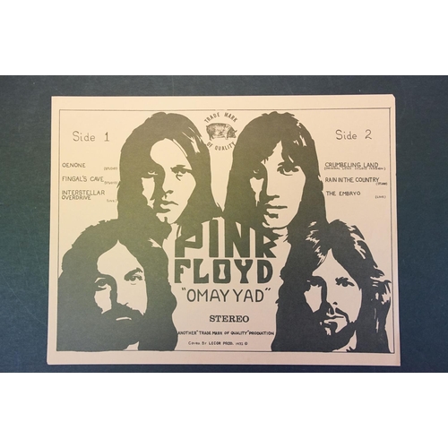 43 - Vinyl - Pink Floyd Omayyad original 1970’s private pressing on TMOQ /Trade Mark Of Quality, orange /... 