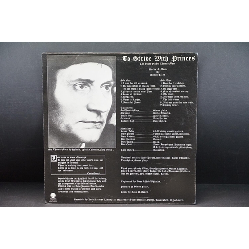 48 - Vinyl - Simon Foley – To Strive With Princes The Story Of Sir Thomas More.  Rare folk LP on (Look Re... 