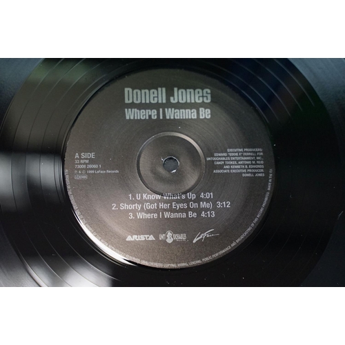 70 - Vinyl - Donell Jones – Where I Wanna Be, original UK / EU 1999 1st pressing double album, LaFace Rec... 