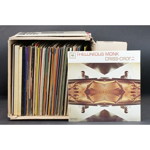 161 - Vinyl - 60 Jazz LPs and 3 box sets to include Thelonious Monk, Sonny Criss, Art Blakey, Mose Allison... 