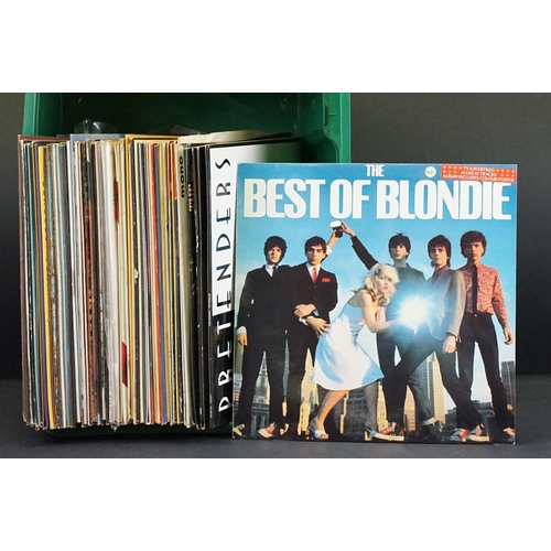 174 - Vinyl - Over 50 LPs spanning genres to include Blondie, The Pretenders, Abba, Johnny Cash, The Searc... 