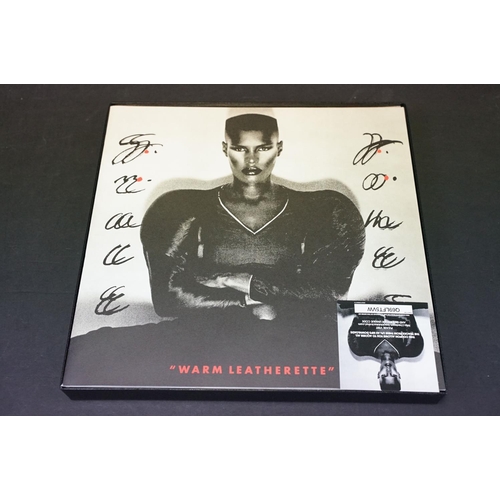 123 - DVD / CD Box Sets - Grace Jones Warm Leatherette 4LP set (all LPs sealed), Liza Minnelli Results 2LP... 