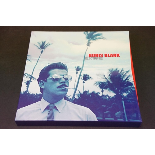 124 - Vinyl / CD Box Set - Three box sets to include Boris Blank Electrified LP/CD/Cassette set on Blank M... 