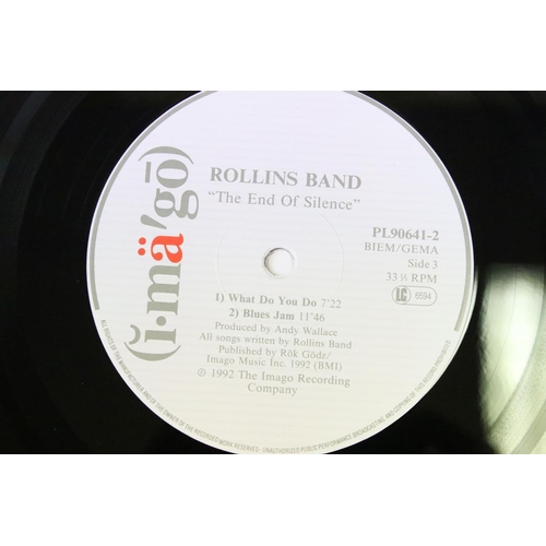 26 - Vinyl - Rollins Band – The End Of Silence. Original UK / EU 1992 1st pressing double album with prin... 