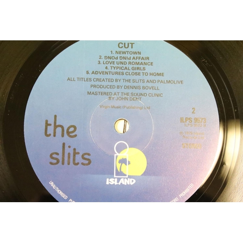 30 - Vinyl - The Slits - Cut, original UK 1st pressing with printed inner on Island Records ILPS 9573. Fu... 