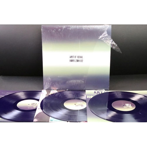 41 - Vinyl - U2 - Artificial Horizon, original UK 2010 triple purple vinyl set, U2 Dot Com, U2.COMV5. EX ... 