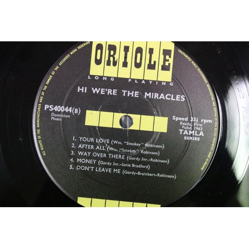 72 - Vinyl - The Miracles – Hi We're The Miracles. Original UK 1963 1st mono pressing on Oriole Records P... 