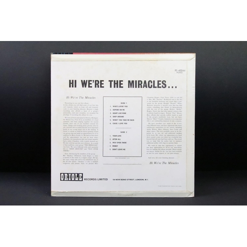 72 - Vinyl - The Miracles – Hi We're The Miracles. Original UK 1963 1st mono pressing on Oriole Records P... 