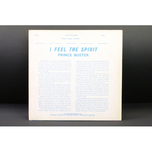 77 - Vinyl - Prince Buster – I Feel The Spirit. Original UK 1968 1st pressing on Fab Records MS2. VG+ / V... 