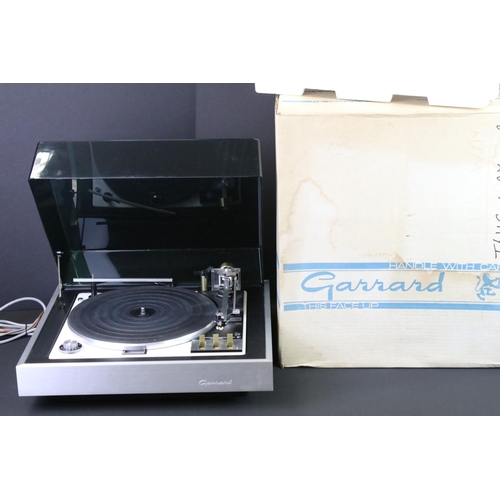 878 - Stereo equipment - An original 1970s UK made Garrard Zero 100 turntable purchased by the vendor dire... 