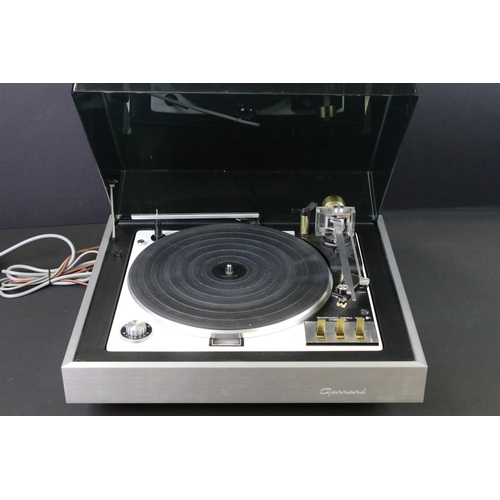 878 - Stereo equipment - An original 1970s UK made Garrard Zero 100 turntable purchased by the vendor dire... 