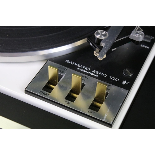 878 - Stereo equipment - An original 1970s UK made Garrard Zero 100 turntable purchased by the vendor dire... 