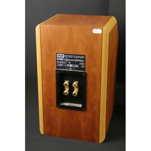 880 - Stereo equipment - Pair of B&W CDM-1 special edition speakers