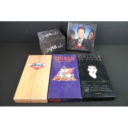 883 - CDs - Five boxed CD / DVD Box Sets to include Genesis 1973-2007 Live (near complete, missing Live Ov... 