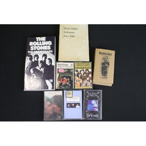 889 - Cassettes - Collection of 50 Rock & Pop Casettes / Cassette Box Sets to include The Cure In Paris, L... 