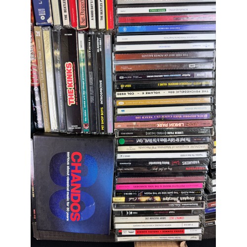 892 - CDs - Collection of approximately 200 Rock & Pop CDs to include The Beatles, The Cure, The Kinks, Ma... 