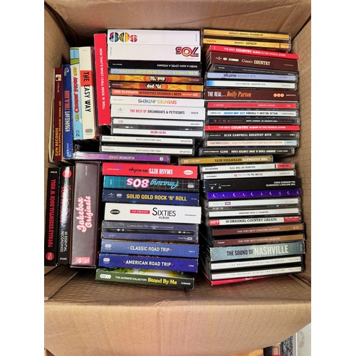 895 - CDs - Large quantity of CDs spanning the genres and decades from the 1960s onwards to include mainly... 