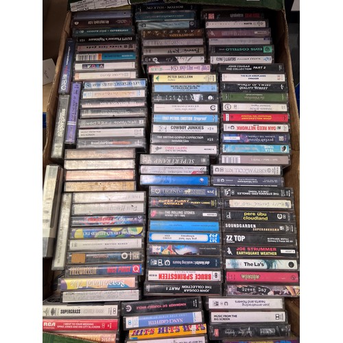 889A - Cassettes - Approx 100 Rock, Pop & Indie to include Ride, The Rolling Stones, Super Furry Animals, W... 