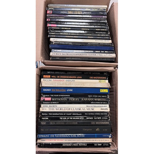 832A - Vinyl - 35 Classical / Opera box sets.  Boxes Vg overall, vinyl Vg+ overall