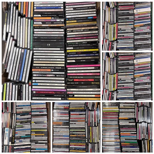 896 - CDs - Over 500 CDs spanning genres and decades including large quantity of Jazz