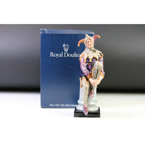 31 - Royal Doulton ' The Jester ' porcelain figurine, no. HN 2016, boxed