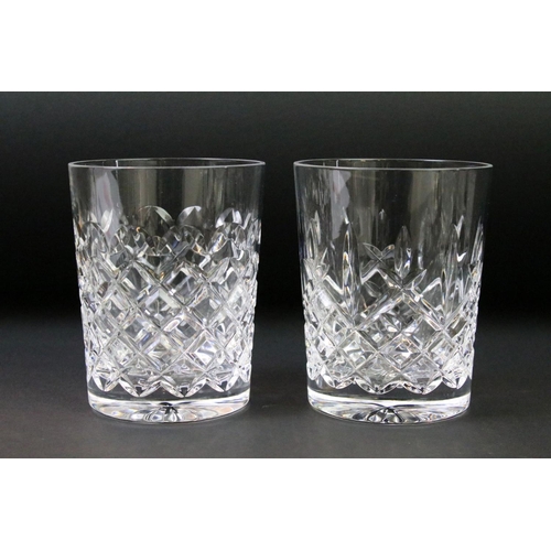 36 - Group of six Waterford Crystal tumblers, featuring a Lismore pattern example, measure approx 11cm ta... 