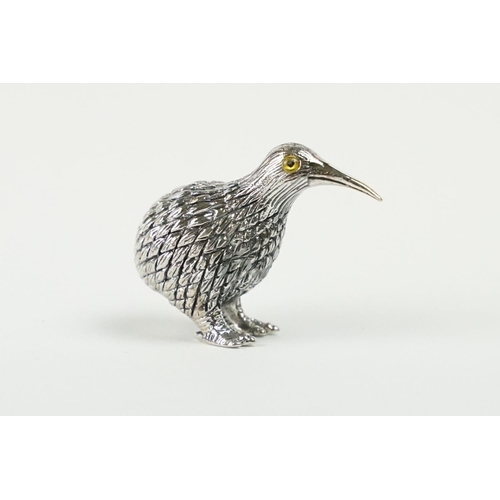 228 - Silver Kiwi Figure