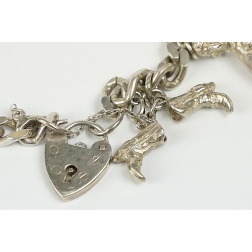 233 - Silver Charm Bracelet