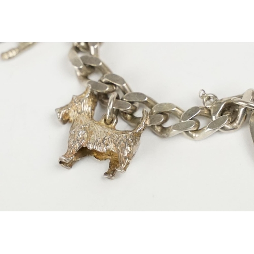 233 - Silver Charm Bracelet