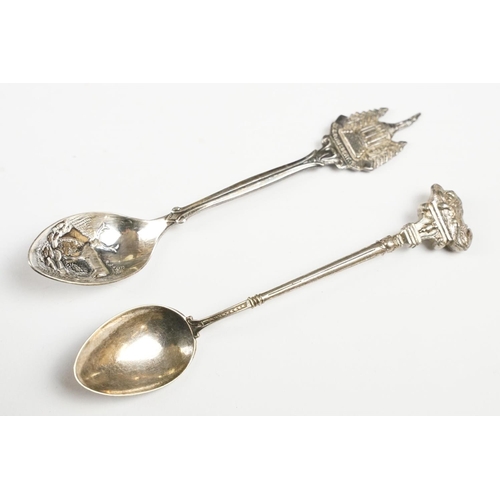 306 - Eight Collectors Spoons including Silver