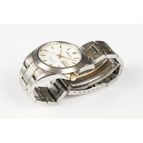 315 - Two Seiko Gents Watches including Titanium Kinetic