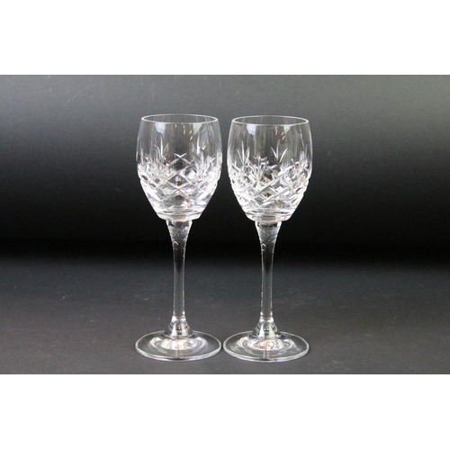 129 - Collection of 20th century cut crystal glassware to include Edinburgh Crystal & Stuart Crystal examp... 