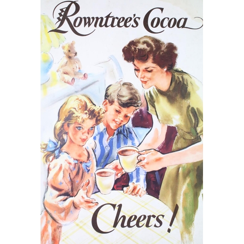 198 - Advertising - Two card shop display signs to include Rowntree's Cocoa and Hartley's Marmalade, large... 