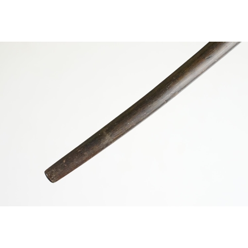 147 - Two tribal wooden clubs, the largest measuring approx 49cm in length.