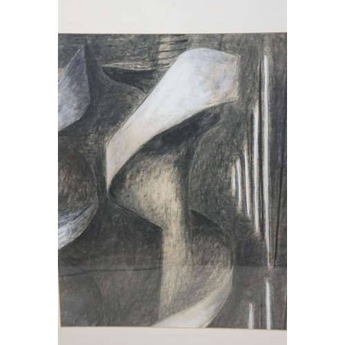 535 - Attributed to Penelope and Clifford Ellis, Three monochrome Charcoal Pictures on paper still life dr... 