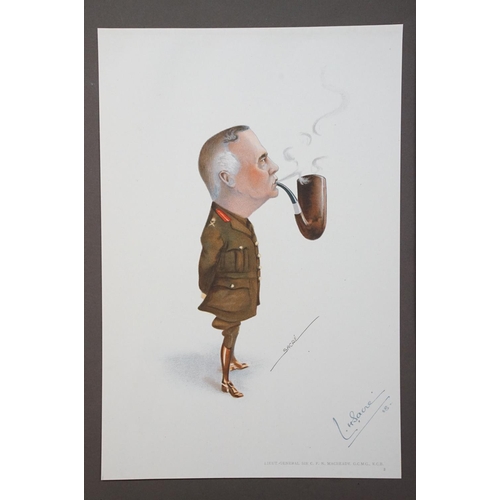 554 - Lester Howard Sacré (1892 - 1974), Sidelights by Sacré, set of caricatures of British military figur... 