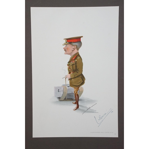 554 - Lester Howard Sacré (1892 - 1974), Sidelights by Sacré, set of caricatures of British military figur... 